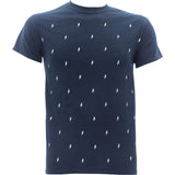 3Forty - Men's Lighting Bolt Short Sleeves T-Shirts - Black - V.I.M. - 1