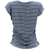 Paper Moon - Women's Striped With Diamond Chain Shirts - Blue - V.I.M. - 1