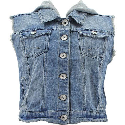 Women's Button Out Hood Vest