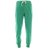 Haselson International - Men's French Terry Joggers - Melange Green - V.I.M. - 1