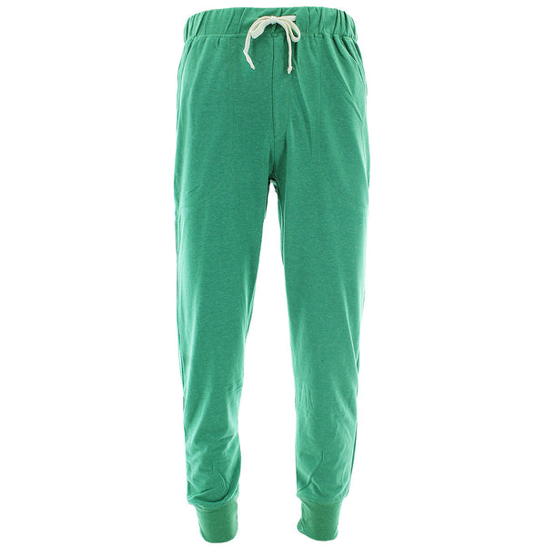 Haselson International - Men's French Terry Joggers - Melange Green - V.I.M. - 1