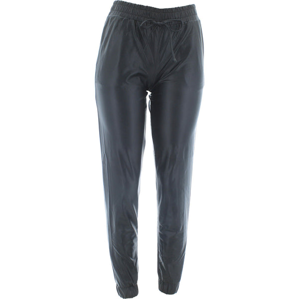New Look - Women's Pu Leggings Joggers - Black - V.I.M. - 1
