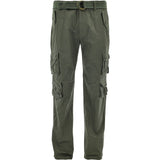 Haselson International - Men's Belted Light Weight Cargo Pants - Olive - V.I.M. - 1