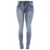 Bee & Ceci - Women's Basic Skinny pants - Medium Blue - V.I.M. - 1