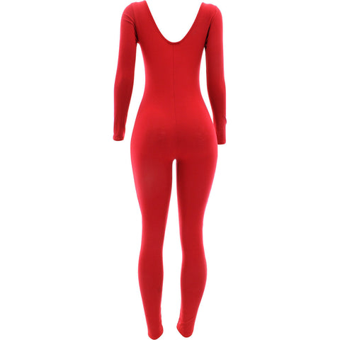 Women's Basic Cat Jumpsuits