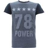 Galaxy By Harvic - Men's 78 Power Star Respect T-Shirts - Charcoal - V.I.M. - 1