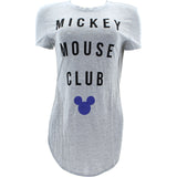 Disney - Women's Mickey Mouse Club Side T-Shirts - Grey/Black - V.I.M. - 1