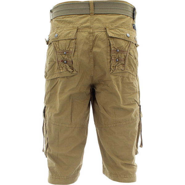 Repair - Men's Cargo Shorts - Khaki - V.I.M. - 1