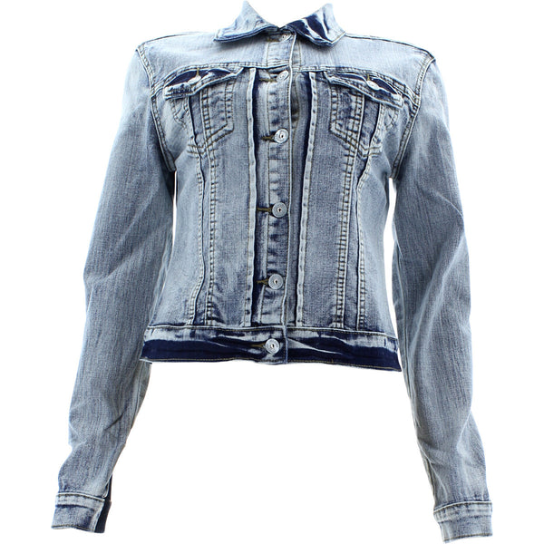 Puzzle Jeans - Women's Denim Jackets - Ice Wash - V.I.M. - 1
