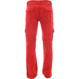 Imperious - Men's Belted Cargo Pants - Red - V.I.M. - 1
