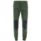 Kayden K - Men's 2 Tone Twill Joggers - Olive/Charcoal - V.I.M. - 1