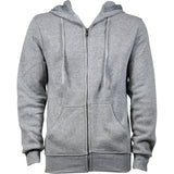 Azazel - Men's Full Zip Hoodie Sweatshirts - Heather Grey - V.I.M. - 1