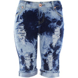 Lavc - Women's Rips Bermuda Shorts - Tie Dye - V.I.M. - 1