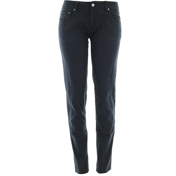 Ankor East - Women's Basic Color Stretch Jeans - Dark Grey - V.I.M. - 1