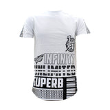 Switch Remarkable - Men's Short Sleeves Superb Unlimited Extended T-Shirts - White - V.I.M. - 1