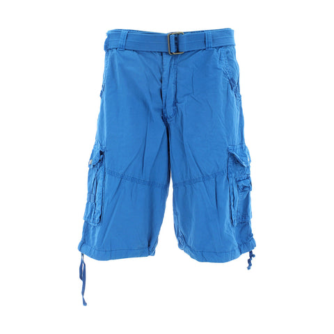 Men's Belted Cargo Snap Button Short
