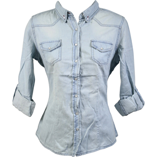 Highway Jeans - Women's Deniim Shirts - Light Cloud - V.I.M. - 1
