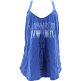 Disney - Women's Alice Wonder Twist Back Tank Top - Navy - V.I.M. - 1