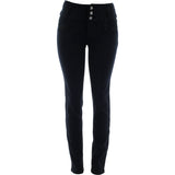 Risque - Women's 3 Button Lace Crochet Push up pants - Black - V.I.M. - 1