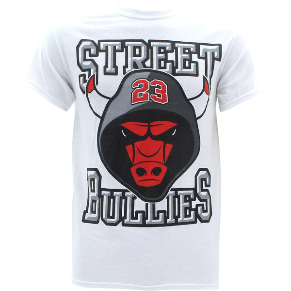 3Forty - Men's Short Sleeves Street Bullies  T-Shirts - White - V.I.M. - 1