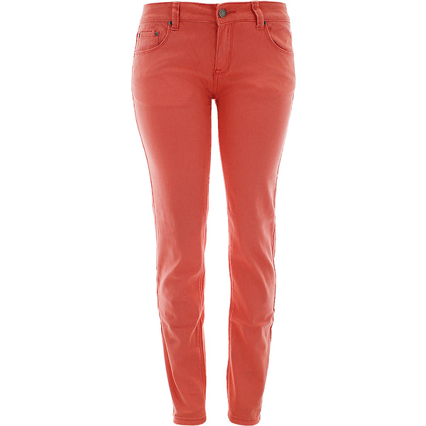 Ankor East - Women's Skinny Stretch Jeans - Coral - V.I.M. - 1