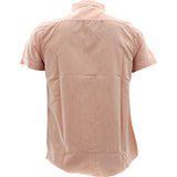 Imperious - Men's Chambray Short Sleeve Woven Shirts - Coral - V.I.M. - 2