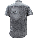 Imperious - Men's Denim With Rips Shirts - Black - V.I.M. - 2