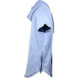 Focus - Men's F.Terry Zip Front Pocket Hoodie Shirts - Light Blue - V.I.M. - 2
