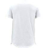 Kayden K - Men's Scallop Bottom Side Zipper T-Shirts - Forest Camouflage - V.I.M. - 2