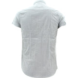Seven Souls - Men's Circles With Dots Short Sleeves Button Up Shirts - White - V.I.M. - 2