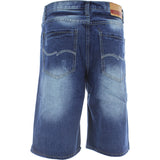 Ankor East - Men's Heavy Rips Denim Shorts - Steel Blue - V.I.M. - 2