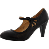 Chase Chloe - Women's MJ PU Heels - Black - V.I.M. - 2