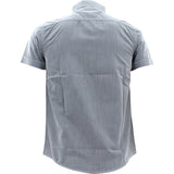 Imperious - Men's Chambray Short Sleeve Woven Shirts - Black - V.I.M. - 2