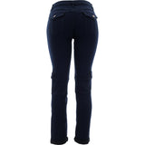 Bamboo - Women's Cargo pocket Cuff Button Jeans - Blue/Black - V.I.M. - 2