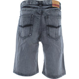 Ankor East - Men's Light Rips And Scratches Denim Shorts - Light Grey - V.I.M. - 2