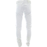 Kayden K - Men's 3 Zip Light Rips Front pants - White - V.I.M. - 2