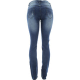 Azazel - Women's Heavy Rips All Over Scrtchs Pocket Jeans - Dark Blue - V.I.M. - 2