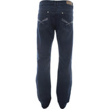 Focus - Men's Embroidery Pocket Jeans - Ink/Blue - V.I.M. - 2