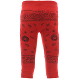 M. Rafi Sons Garment - Men's Bandana Print Capri Joggers - Red/Black - V.I.M. - 2