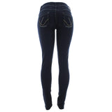 Bee & Ceci - Women's 5 Pockets Rhinestone pants - Dark Blue - V.I.M. - 2