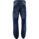 Bleecker & Mercer - Men's Embroidery Pocket pants - Medium Blue - V.I.M. - 2