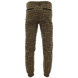 Kayden K - Men's Houndstooth Joggers - Timber - V.I.M. - 2