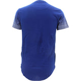 Focus - Men's Zipper Dots Kangaroo Pocket T-Shirts - Royal - V.I.M. - 2