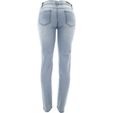 Ankor East - Women's Rips Stretch Denim Jeans - Light Blue - V.I.M. - 2