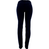 Risqué - Women's basic 5 Pocket Orange Stitch pants - Dark Royal - V.I.M. - 2