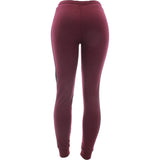 Ambiance - Women's F.Terry Side Stripe Joggers - Burgundy/Black - V.I.M. - 2