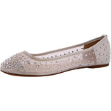 De Blossom - Women's Mesh Shine Flats - Silver - V.I.M. - 2