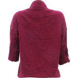 New Look - Women's Challi Twill Light Jackets - Burgundy - V.I.M. - 2