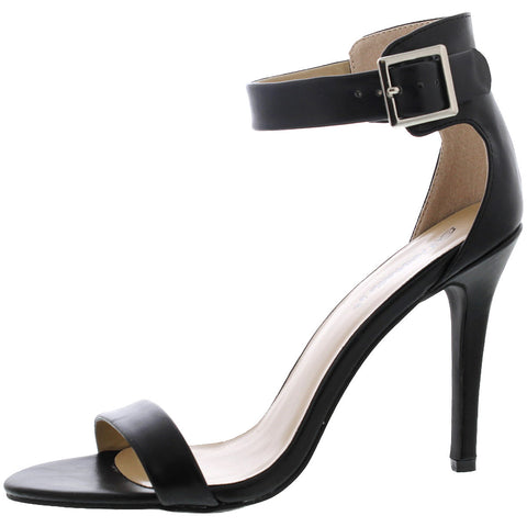Breckelle's - Women's Single Sole Heel Dressy Shoes - Black