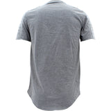 Azazel - Men's 2 Zip With Rips Shoulder T-Shirts - Light Grey - V.I.M. - 2